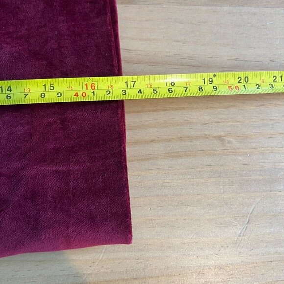 Lauren Ralph Lauren Womens BLACK LABEL Velvet Pencil Miniskirt Sz 8 Red - Picture 9 of 9